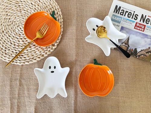 Ceramic Spoon Rest for Stove Top (Orange)