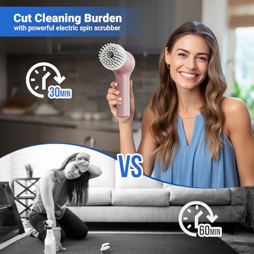 Electric Spin Scrubber (Pink)
