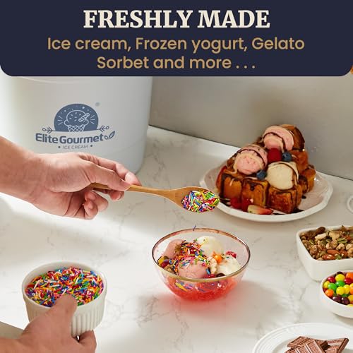 EIM350 4Qt 50W Electric Ice Cream Maker (Periwinkle)