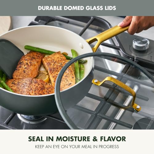 Nonstick Reserve Pro 10 Piece Cookware Set (Spruce Green / 10 Piece Cookware Set)