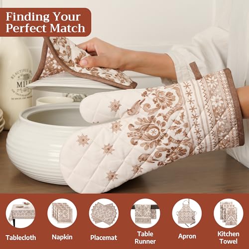 Pot Holders 100% Cotton Potholders (121 - Allure / 8" x 8" (Pot Holder Pack of 2))