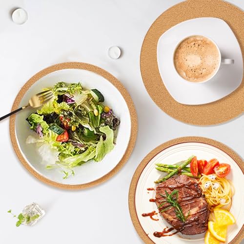 Cork Trivets for Hot Dishes 8 Pack 8 inch High (05-8 Inch 8pcs Round)