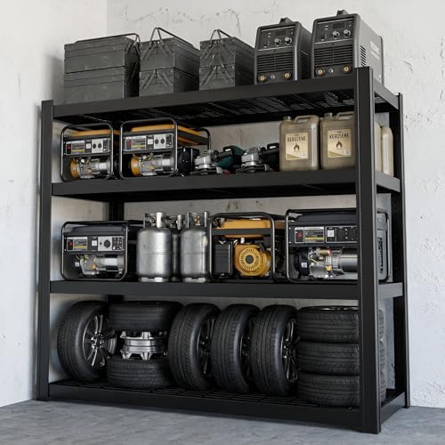 4 Tier Heavy Duty Garage Shelving (4T 71" W x 24" D x 71" H)