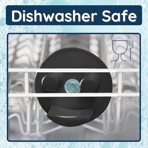 BeraTek Scrub Daddy Caddy Organizer for Sink (Black 1 Pack)