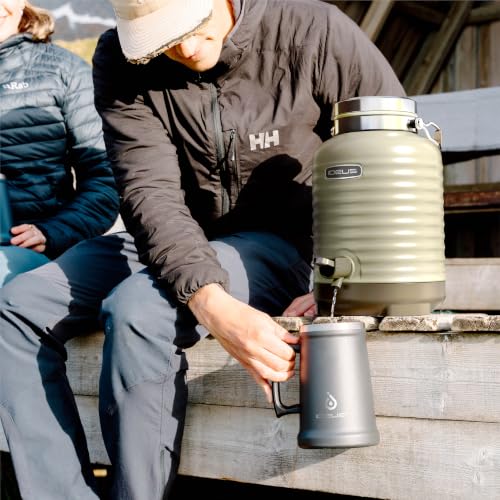 Insulated Beverage Dispenser 1.4gal (Grey for Camping / 1,4gal)