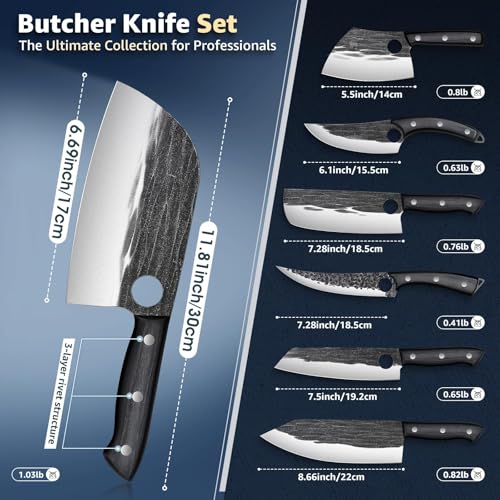 Butcher Knife Set (13 Count)