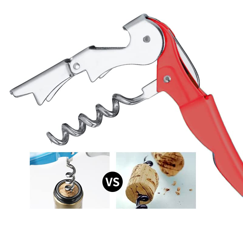 Professional Waiter Corkscrew Wine Openers Set (2 Count)