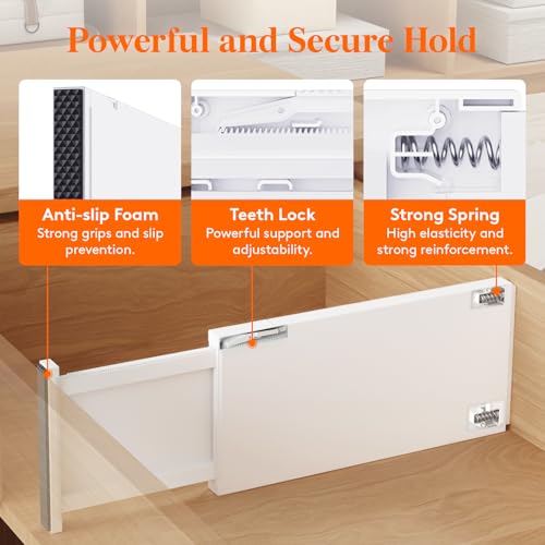 6" Tall Upgrade Drawer Dividers (6"H, 13.5-22"L)