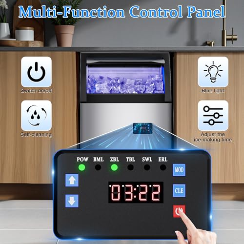 Commercial Ice Maker Machine 200lbs (200LBS/24H-1 / Gourmet Ice Maker)