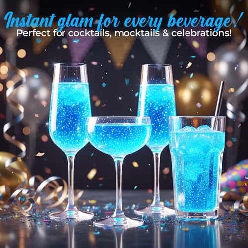 Boy Gender Reveal Decorations Edible Glitter for Drinks