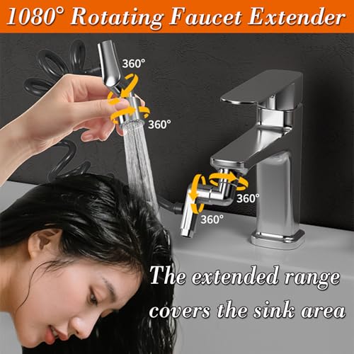 1080° Rotating Faucet Extender Aerator (1080 Stretch faucet)