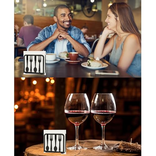 Fork & Spoon Napkin Holder for Table
