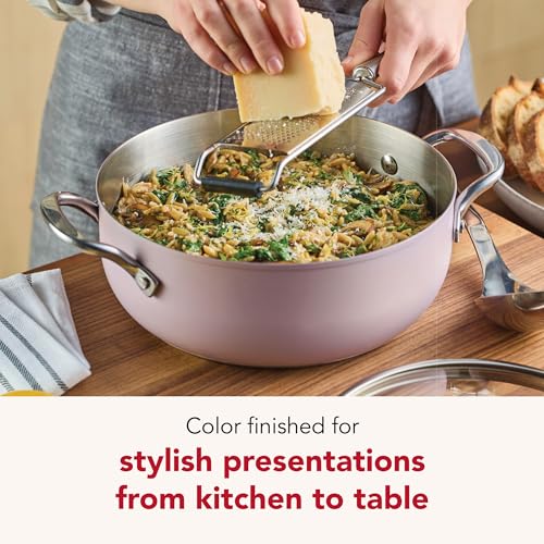 3 Ply Stainless Steel Casserole with Lid (Wildflower / 4 Quart)