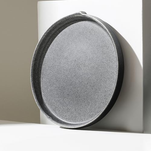 Bao 4 Piece Salad Plate Set Stoneware (Charcoal / 4-Piece - Salad Plate)