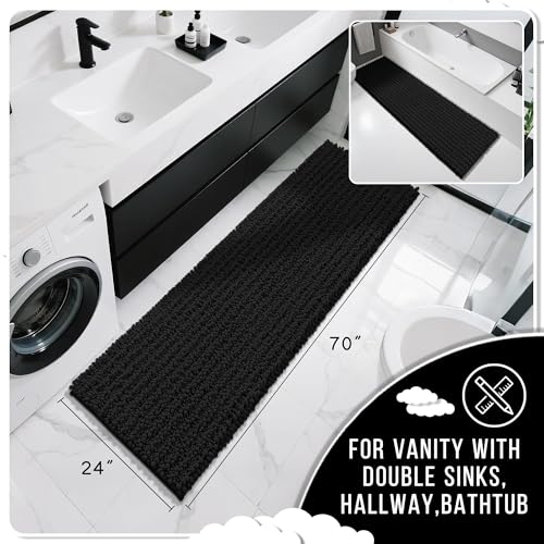Bathroom Runner Rug 70x24 Inch