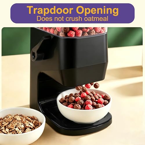 Cereal Dispenser Countertop 1 Pack (Black / 3.2L)