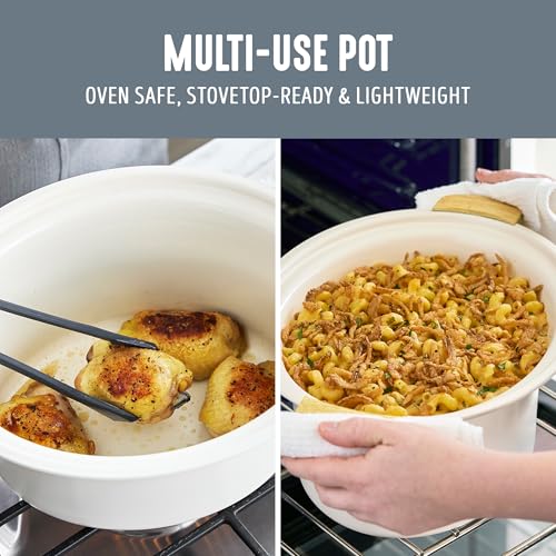 6QT Ceramic Nonstick Slow Cooker (Gray / 6 Quarts)
