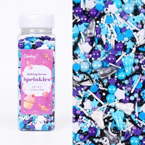 Galaxy Star Sprinkles for Cake Decorating 4.23ounce (4.23 Ounce)