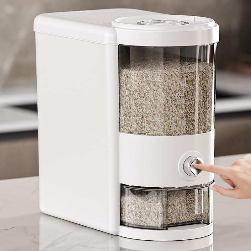 12 Lbs Rice Container with Measuring Cup (Small)