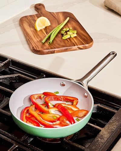 Non-Stick 2-pc Fry Pan Set (Cream / 2-pc Set)