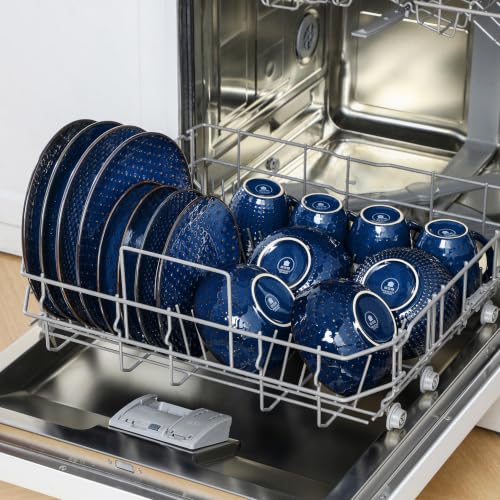 16 Pieces Dinnerware Sets (Blue / Service for 4 (16 Pcs))