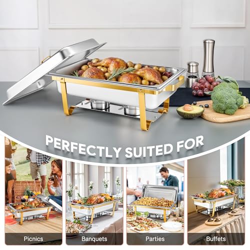 Chafing Dishes for Buffet (2 Packs)