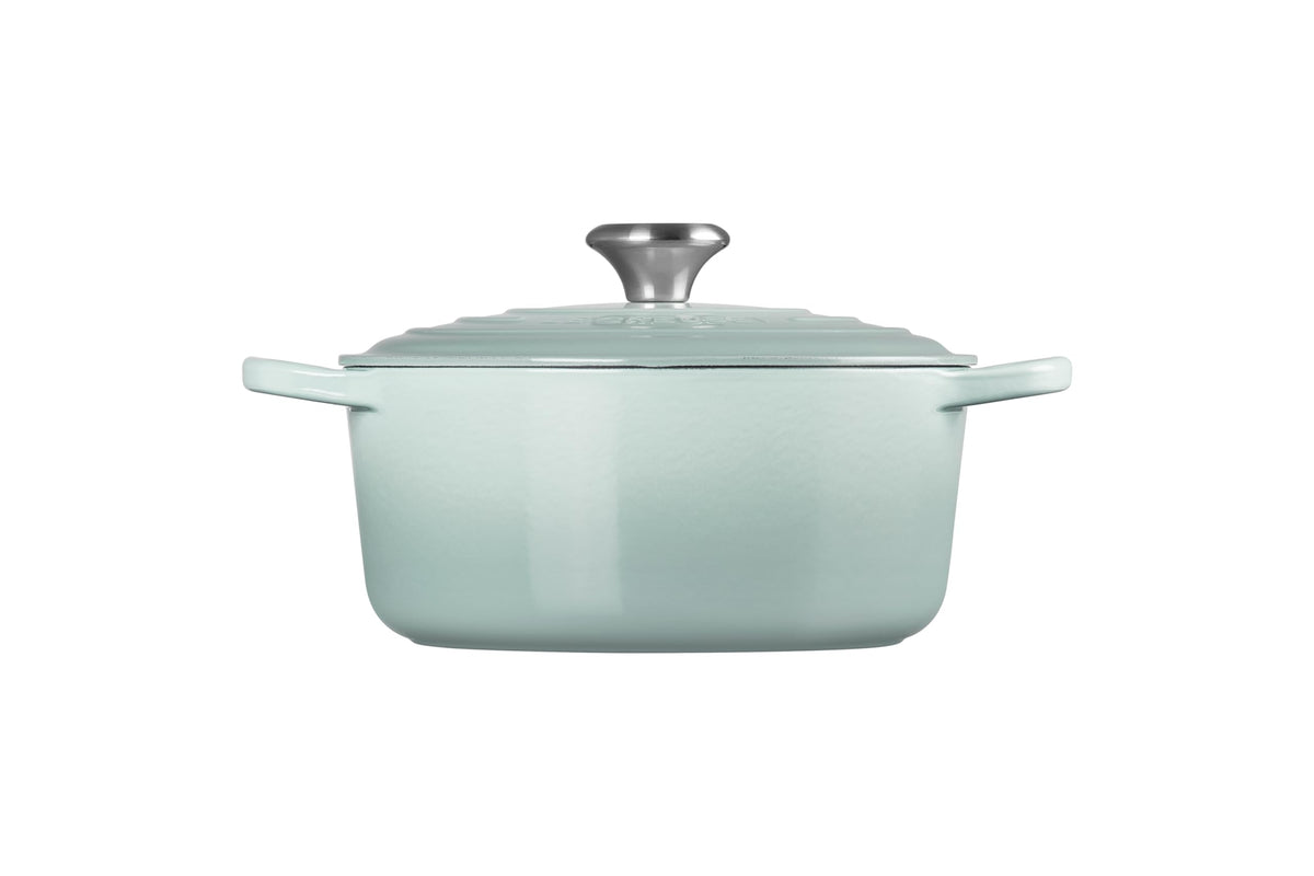 Enameled Cast Iron Round Dutch Oven (Sea Salt / 4.5 Qt)