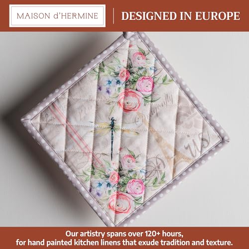 Pot Holders 100% Cotton Potholders (094 - Champ De Mars / 8" x 8" (Pot Holder Pack of 1))