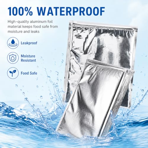 Insulated Food Storage Bag with Zipper Design