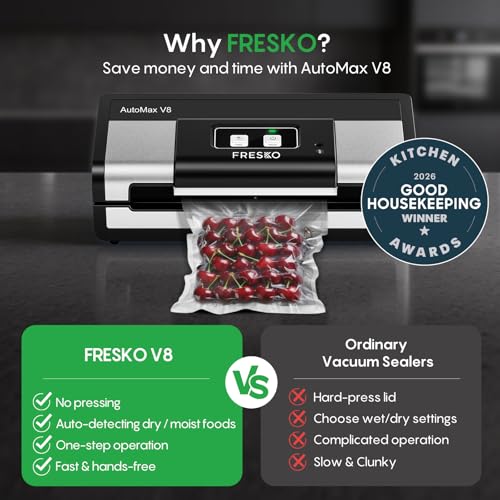 Automatic Vacuum Sealer for Food (Black / Large)