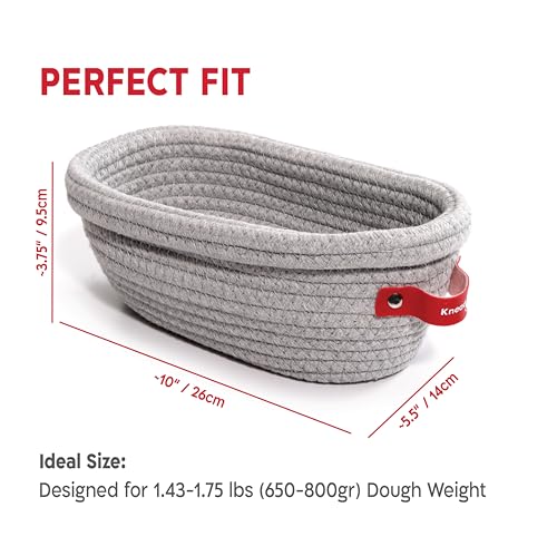 Cotton Rope Banneton Bread Proofing Basket Set (2 Count)