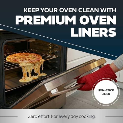 Non Stick Oven Liner 3 Pack BPA (Black)