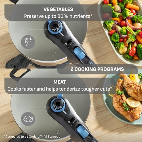 Secure Trendy Stainless Steel Pressure Cooker (Pressure Cooker / 8.5 Quarts)