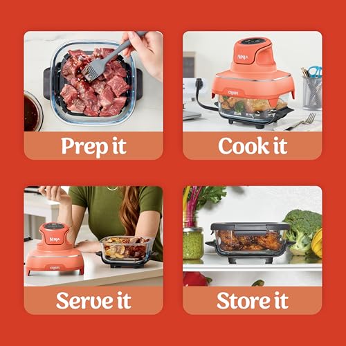 Crispi Glass Air Fryer (Orange Pepper)