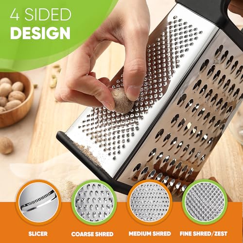 Stainless Steel XL Cheese Grater for Kitchen