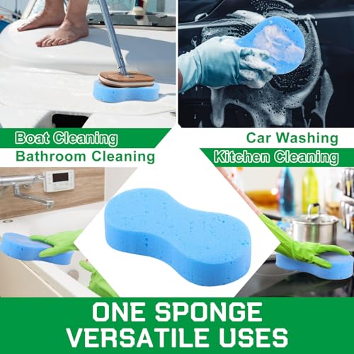 24 Pack Car Wash Sponges Large Sponges Bulk Big All (24 Count)