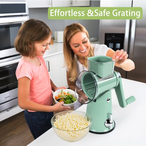 Rotary Cheese Grater (Green)