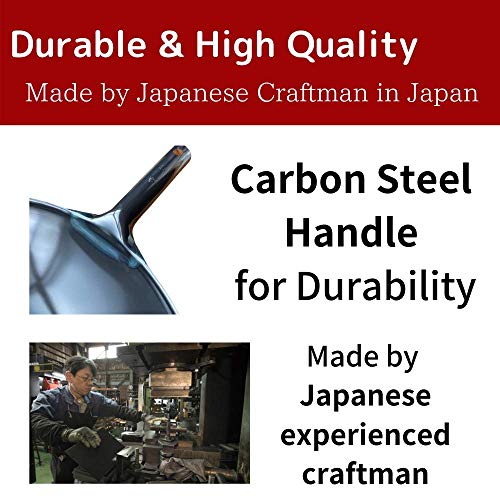 Made in Japan] Light 30% less Carbon Steel Wok 14 1