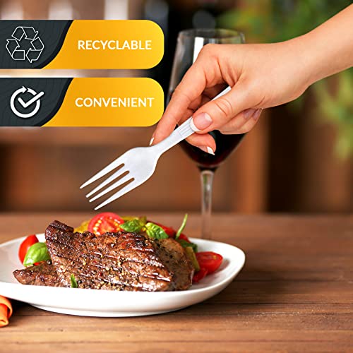 Heavy Weight Disposable Plastic Forks (Forks)
