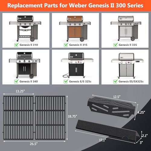 Grill Parts for Weber Genesis II 300 (L1 66095+66795+66685)