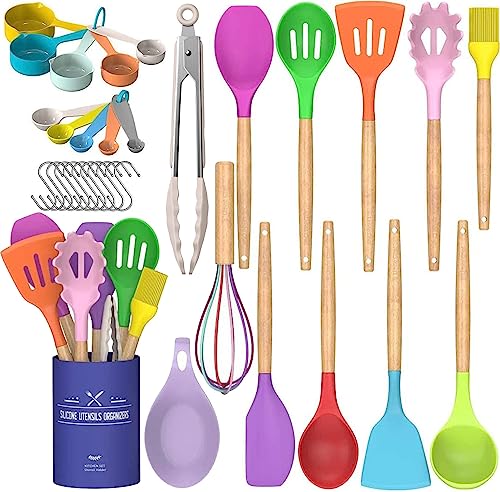 Kitchen Cooking Utensils Set (Colorful)