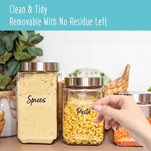 612 Script Pantry Food Labels