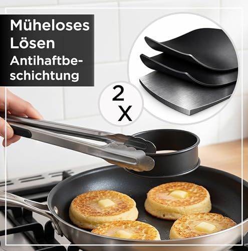 Crumpet Rings Nonstick 3.5 inch