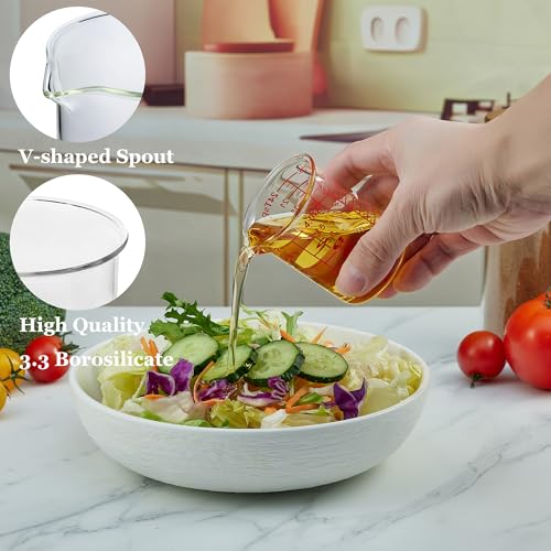 4 oz 120 ml Glass Measuring Cup with V (120 ML (4 Oz)-SINGLE)