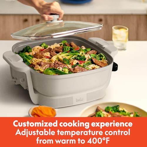 Fits Anywhere SAUTE Make & Take Skillet (12" x 12" / Oatmilk)