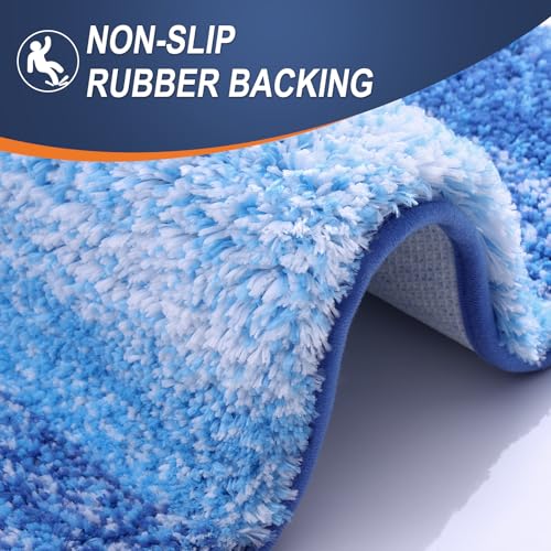 Bathroom Rugs Mat 30x20 (30" X 20" / Light Royal Blue)
