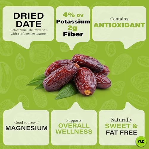 Dried Deglet Noor Dates Pitted (Dried Dates Deglet Noor / 6 oz)