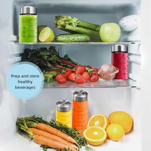 Glass Juice Bottles 4 Pack 20 oz (20 Ounces / 4 Pack)