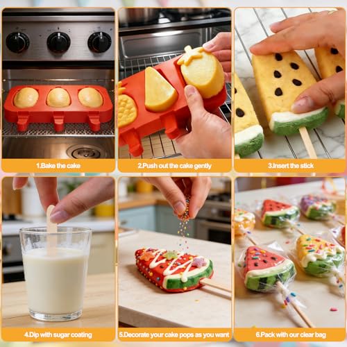 Cake Pop Mold Kit (Fruit)