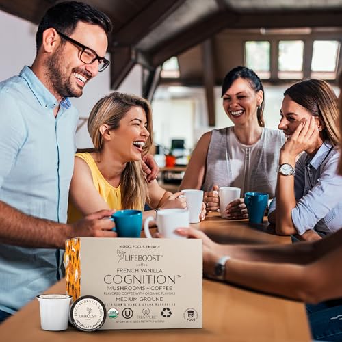 French Vanilla Cognition Mushroom K Cups (10 Count (Pack of 1))